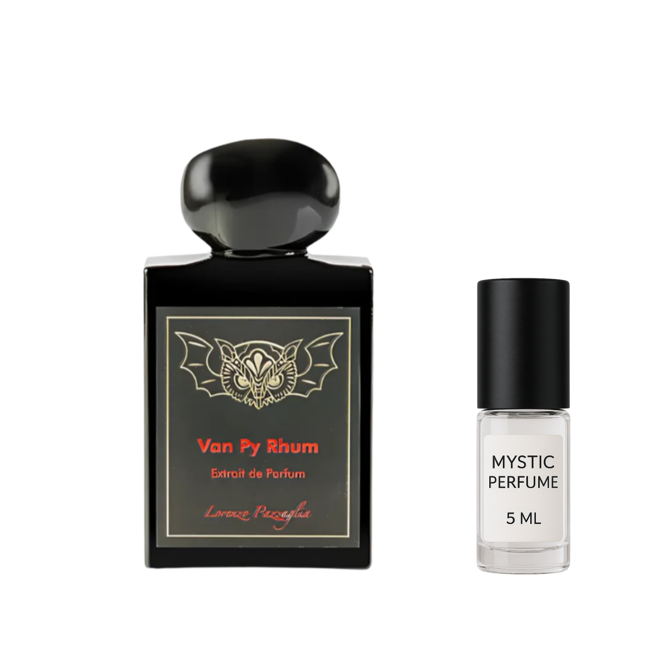 Lorenzo Pazzaglia Van Py Rhum sample vial label detail