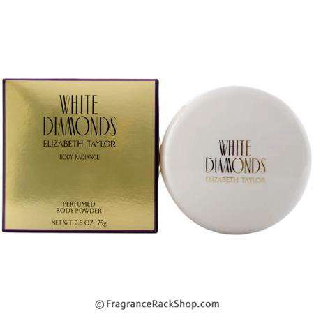 WHITE DIAMONDS by Elizabeth Taylor Dusting Powder perfume bottle
